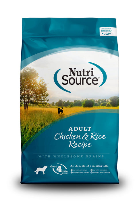 NutriSource Adult Chicken & Rice Recipe 15lb.