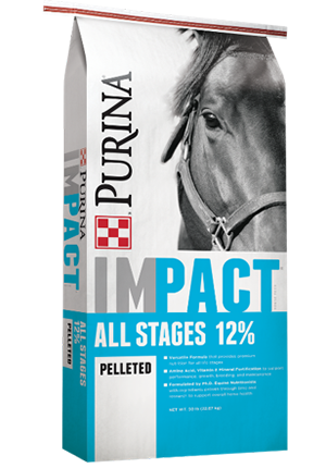 Purina Impact All Stages 12% Pelleted - 50lb