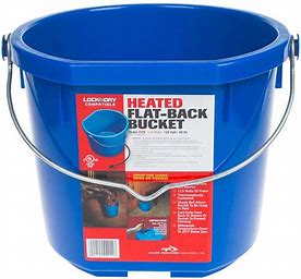 Heated Flat Back Bucket