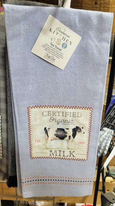 Organic Milk tea towel