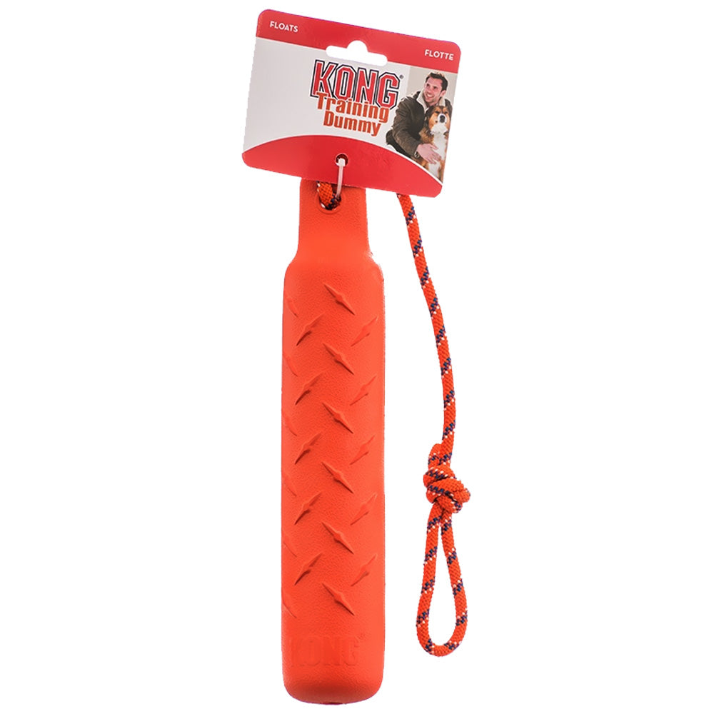 KONG - Flyer and Training Dummy - Floating Fetch Toy for Water Play and  Flying Disc - for Large Dogs