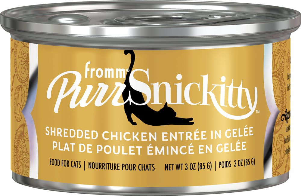 PurrSnickitty Shredded Chicken Entrée in Gelée Cat Food