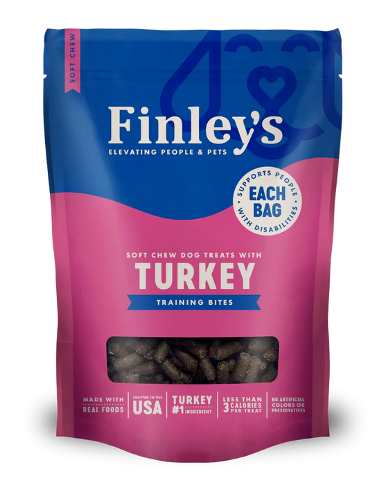 Finley's Soft Chew Training Bites - Turkey