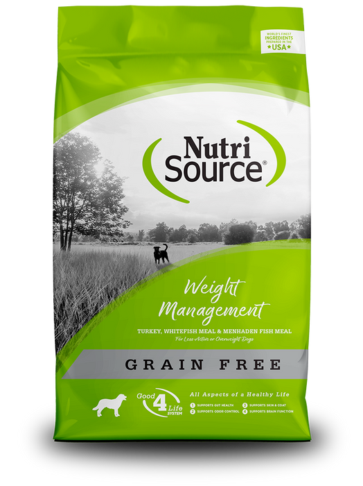 NutriSource Grain-Free Weight Management - 15lb