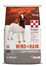 Purina Wind and Rain Goat Mineral - 25lb