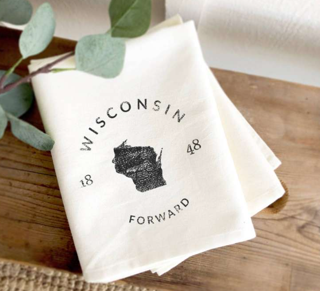 Wisconsin State Tea Towel