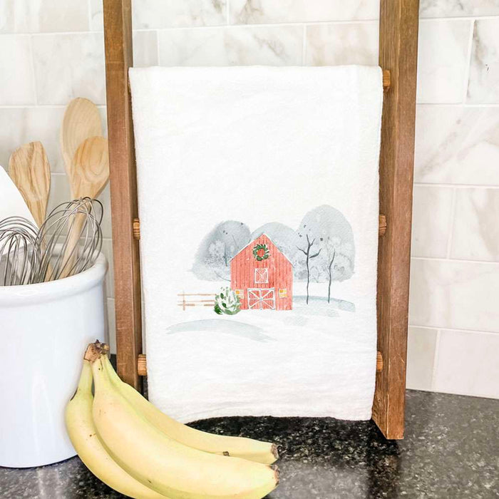 Christmas Farm Tea Towel