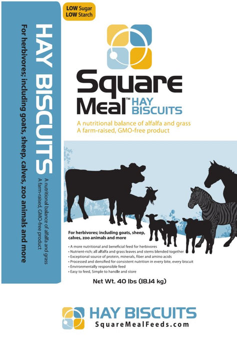 Square Meal Hay Biscuits - 40lb