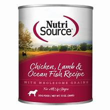 NutriSource with Wholesome Grains Canned