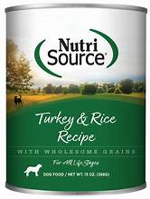 NutriSource with Wholesome Grains Canned