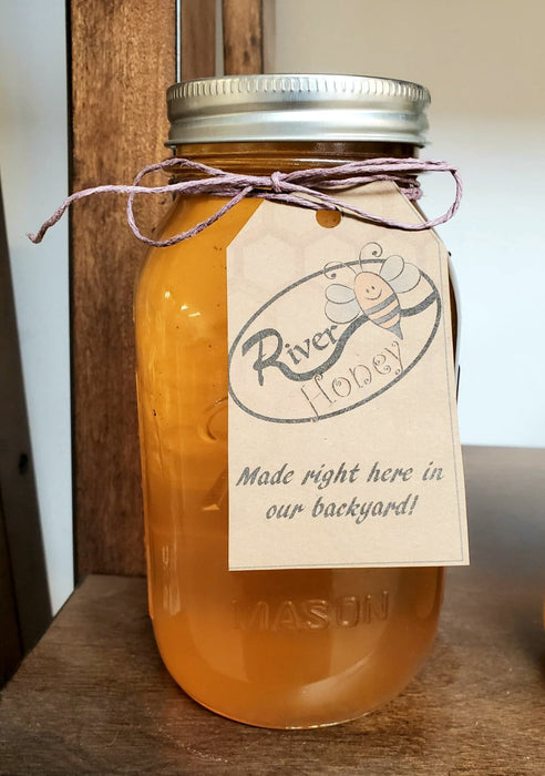 River Honey Quart Jar