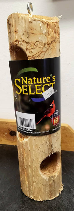 Nature's Select Suet Log Feeder