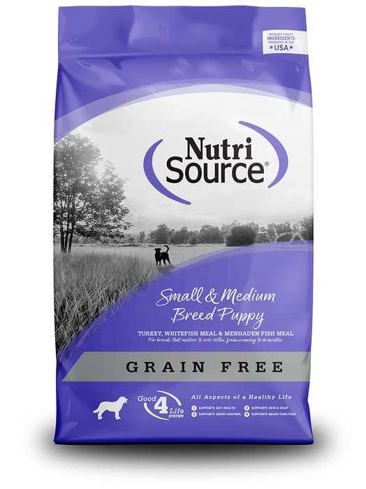 NutriSource Small & Medium Grain Free Puppy - 30lb.