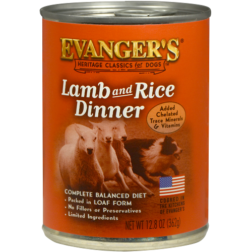 Evanger's Lamb & Rice Dinner - 12.5oz