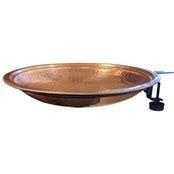 Copper Metal Deck Railing Bird Bath