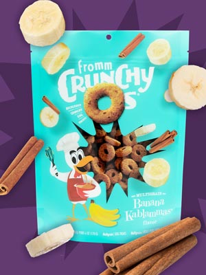 Fromm Crunchy O's Banana Kablammas - 6oz