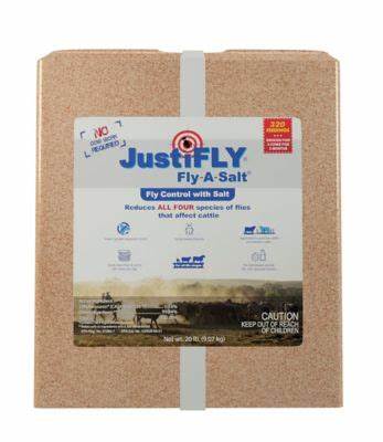 Justifly Fly-A-Salt Block - 20lb