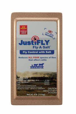 Justifly Fly-A-Salt Brick - 4lb
