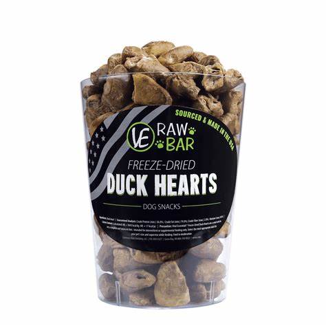 Vital Essentials Freeze-Dried Duck Hearts