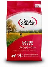 NutriSource Large Breed Beef & Rice Formula 26lb