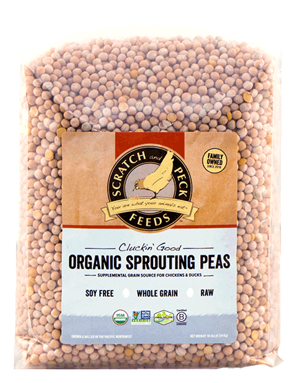 Scratch & Peck Cluckin' Good Sprouting Peas - 10lb